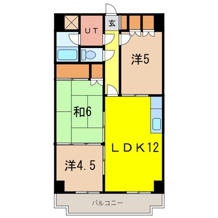 スケア509酒井ビルの物件間取画像